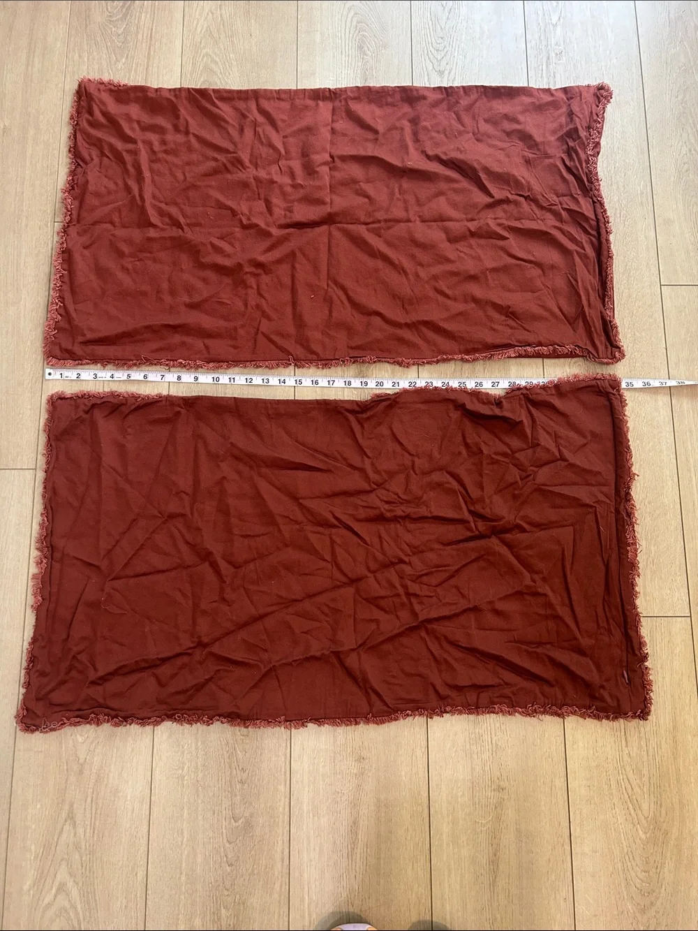 Casaluna Rust Linen King Duvet Set